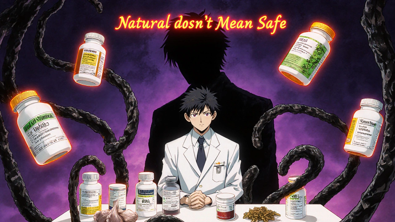 Herbal supplements send dark tendrils toward prescription drugs as a patient’s shadow splits.