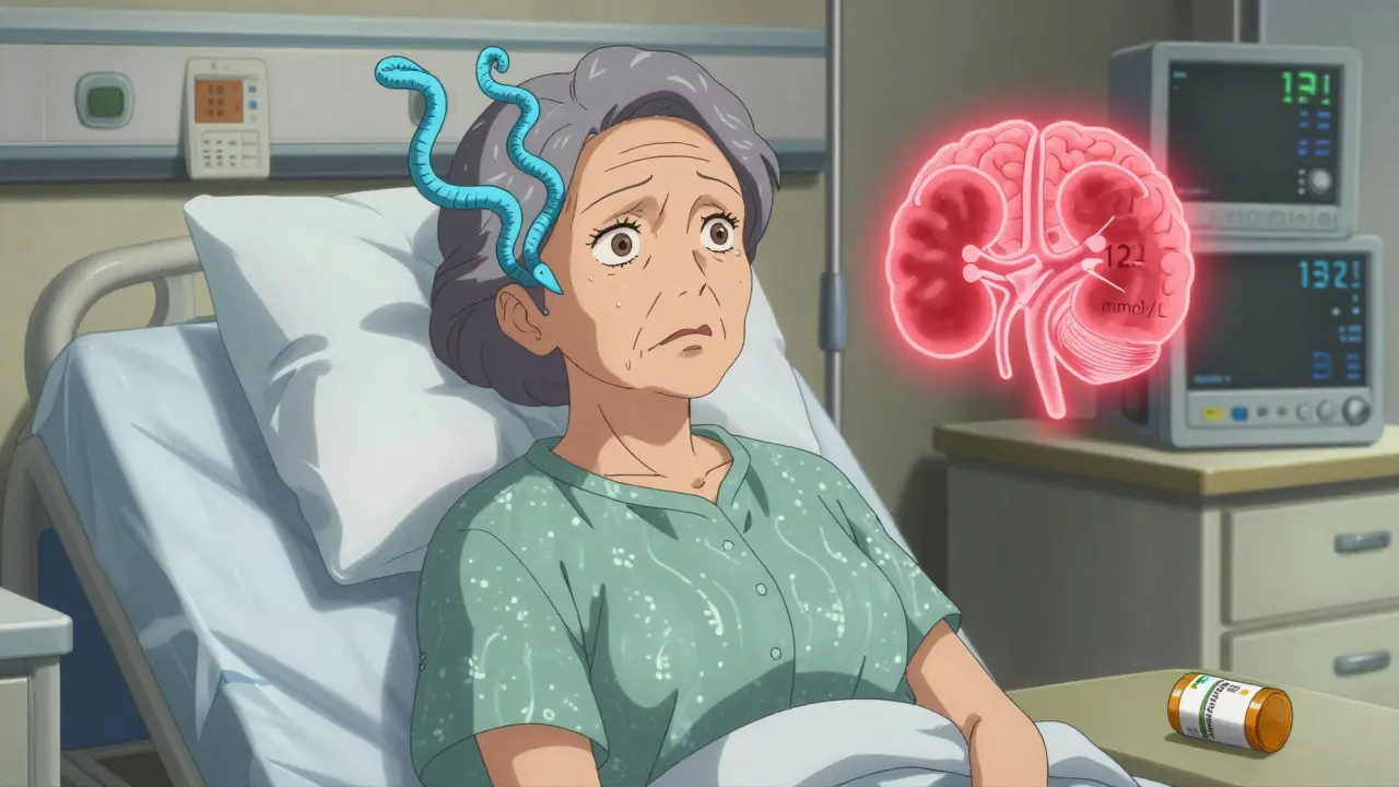 Hyponatremia from SSRIs: How Low Sodium and Confusion Risk Affect Antidepressant Use